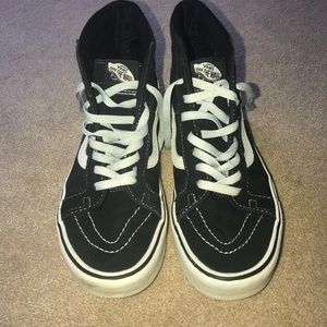 black and white vans